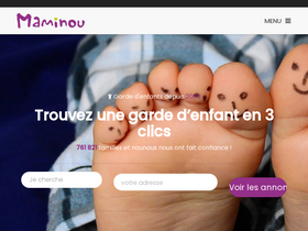 'maminou.com' screenshot