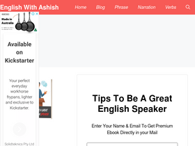 'englishwithashish.com' screenshot