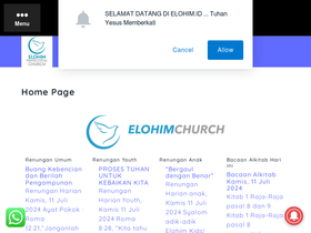 'elohim.id' screenshot