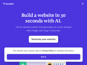 Durable - Revolutionize Your Business with AI Efficiency