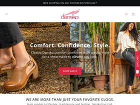 'inside.dansko.com' screenshot