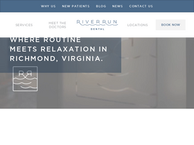 'riverrundentalspa.com' screenshot