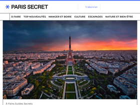'parissecret.com' screenshot