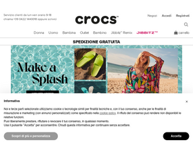 'crocsitalia.it' screenshot