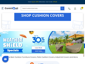 'coversandall.ca' screenshot