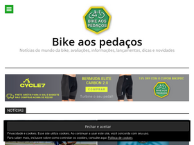 'bikeaospedacos.com.br' screenshot