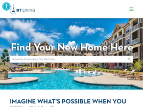 'irtliving.com' screenshot
