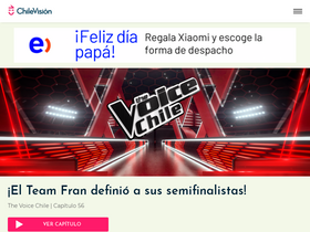 'chilevision.cl' screenshot