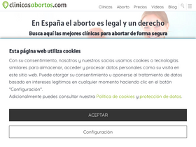 'clinicasabortos.com' screenshot