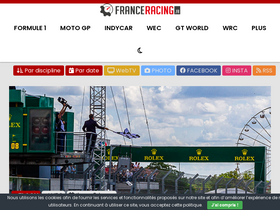 'franceracing.fr' screenshot