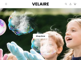 thevelaire.com homepage screenshot