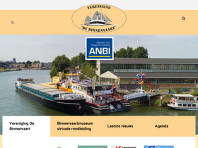 'debinnenvaart.nl' screenshot