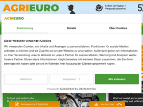 'agrieuro.de' screenshot