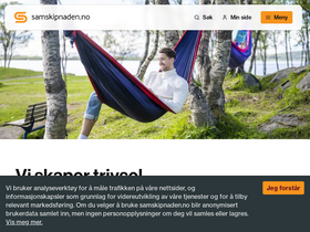 'samskipnaden.no' screenshot
