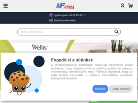 'mesterekfutara.hu' screenshot