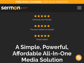 'hinesvillechurchofchrist.sermon.net' screenshot