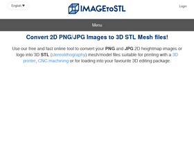 'imagetostl.com' screenshot