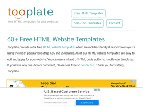 'tooplate.com' screenshot