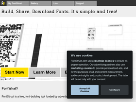 'fontstruct.com' screenshot