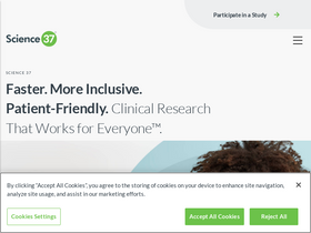 'science37.com' screenshot