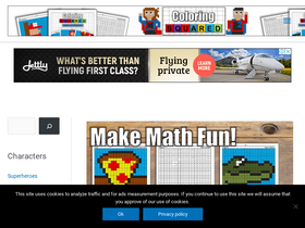 'coloringsquared.com' screenshot