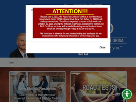 'pascotaxes.com' screenshot