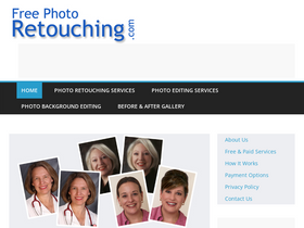 'freephotoretouching.com' screenshot