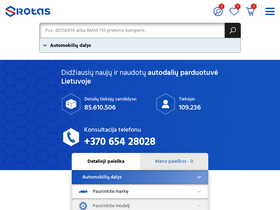 'srotas24.lt' screenshot