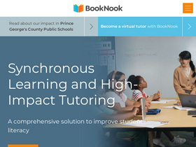 'booknooklearning.com' screenshot