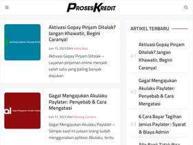 'proseskredit.com' screenshot