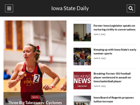 'iowastatedaily.com' screenshot