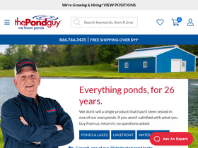 'thepondguy.com' screenshot