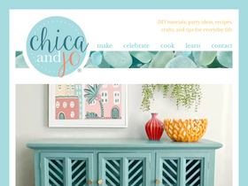 'chicaandjo.com' screenshot
