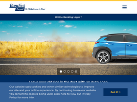 'bancfirst.bank' screenshot