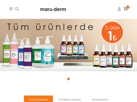 'maruderm.com' screenshot