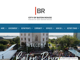 'brla.gov' screenshot