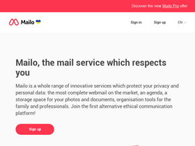 'mailo.com' screenshot