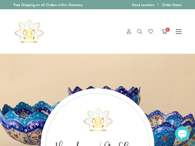 persia-artgallery.com homepage screenshot