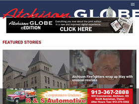 'atchisonglobenow.com' screenshot