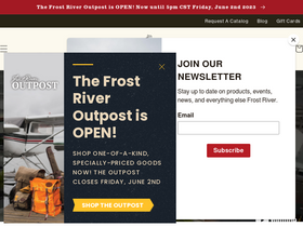 'frostriver.com' screenshot