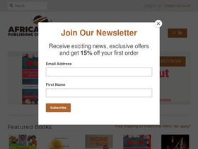 africacopublishing.com homepage screenshot