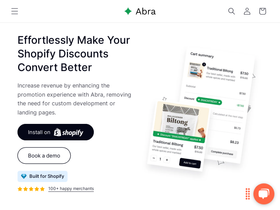 Abra Promotions website screenshot