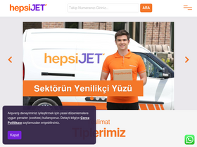 'hepsijet.com' screenshot