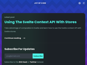 'joyofcode.xyz' screenshot