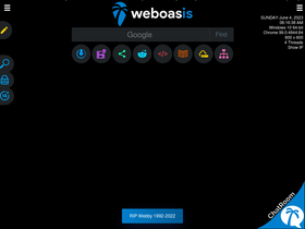 'weboasis.app' screenshot