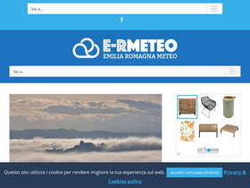 'emiliaromagnameteo.com' screenshot