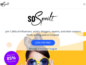 'sospoilt.com' screenshot