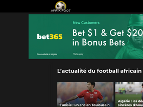 'afrik-foot.com' screenshot