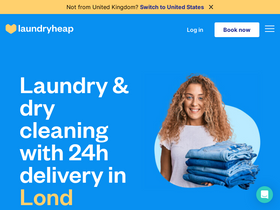 'laundryheap.co.uk' screenshot