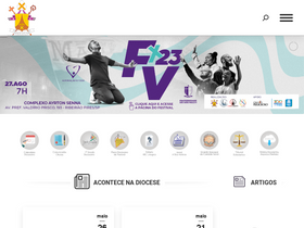 'diocesesa.org.br' screenshot